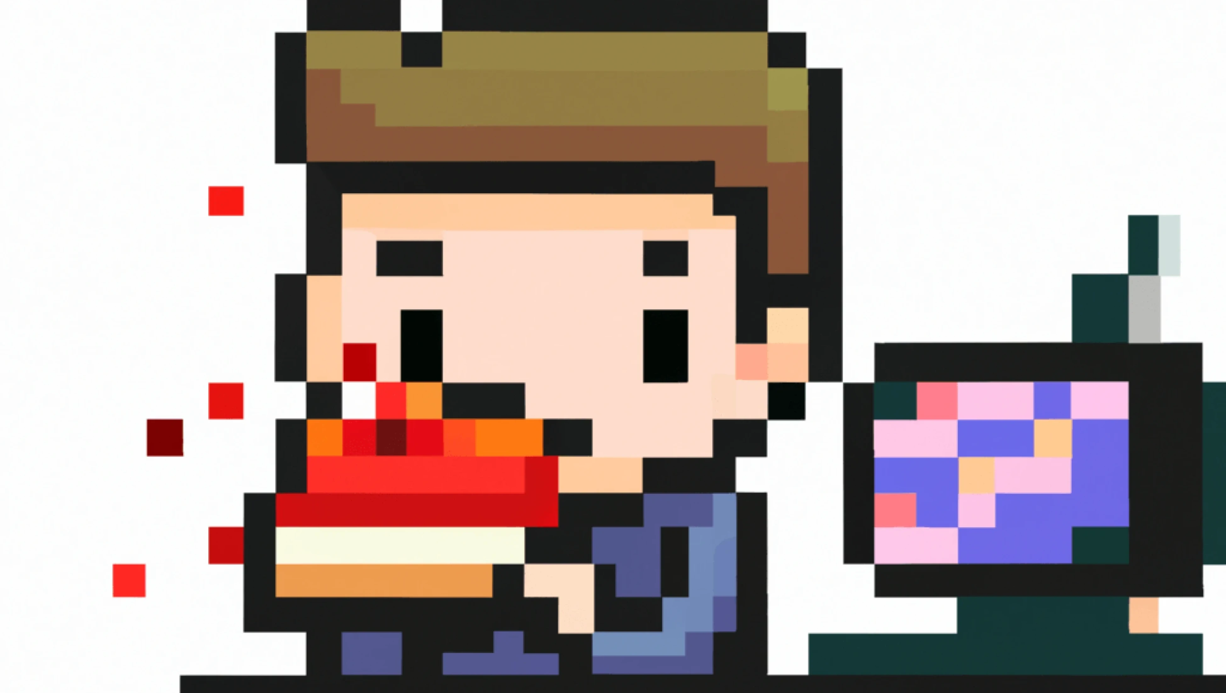 have-your-cake-and-eat-it---pixel-art-of-apple-fanboy-turned-windows-lover-eating-cake.webp